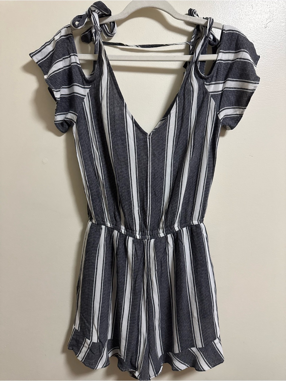 American Eagle Striped Romper